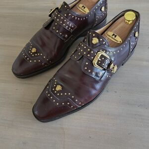 Mauri Brown and Gold Oxford Shoes Timeless Elegance